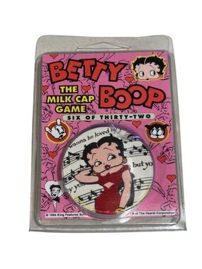 Betty Boop 1994 Milk Cap Game Slammer Factory Sealed